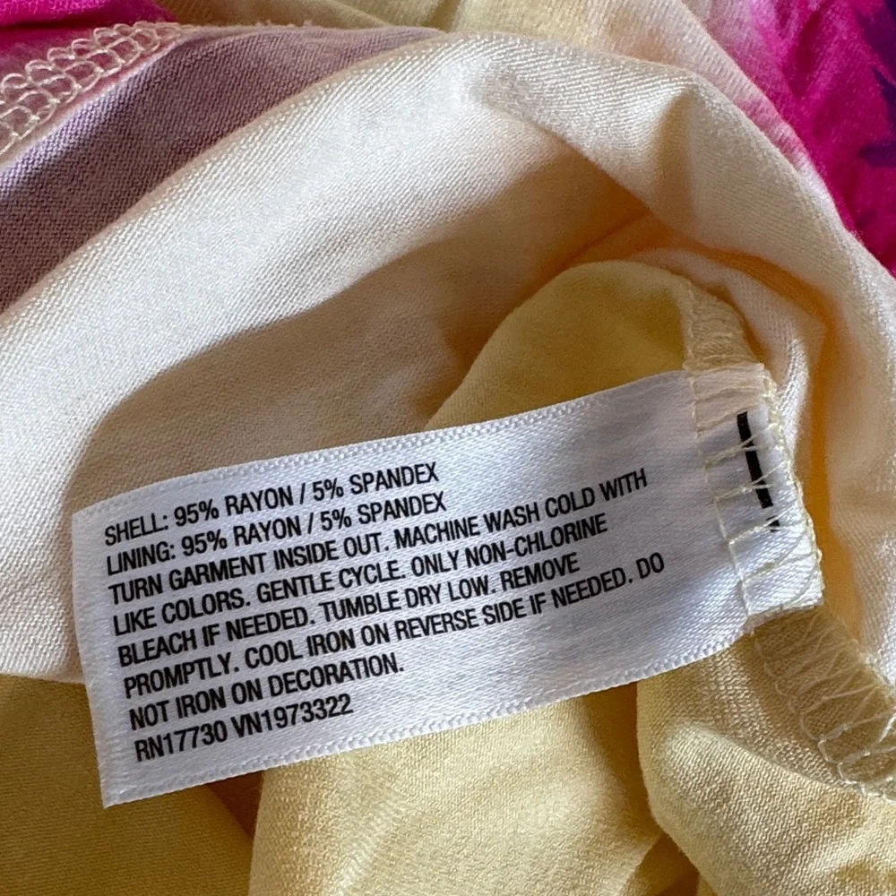 Wild Fable Yellow and Pink Floral Camisole - Picture 5 of 5